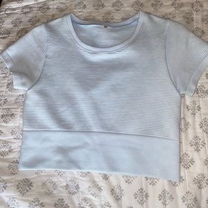 OFFLINE By Aerie Sidewalk Seamless Cropped T-Shirt